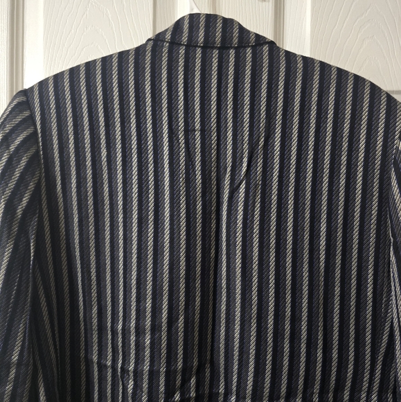 Vintage Striped Steam Punk Blazer by Adolfo Atelier, Fully Lined, Size 8, EUC! - Picture 8 of 12